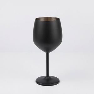 Verre à vin rouge incassable personnalisé en acier inoxydable 304 doré pour cocktails et champagnes - Product Image 4