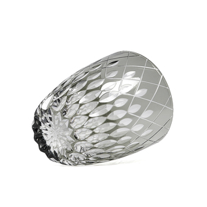 Gobelet <span class=keywords><strong>à</strong></span> cocktail en verre de cristal gris Edo Kiriko de 300ml verre <span class=keywords><strong>à</strong></span> whisky de forme ronde losange taillé <span class=keywords><strong>à</strong></span> la main et conception de <span class=keywords><strong>tonnerre</strong></span> lointain - Product Image 4