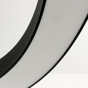 Lustre géométrique industriel en fer rond moderne 500 mm, éclairage LED moderne pour la maison, luminaire suspendu LED personnalisé, cercle LED <span class=keywords><strong>doré</strong></span> - Product Image 3