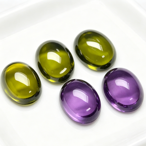 Pierre de zircone cubique ovale taillée en cabochon, prix de gros usine, pour la fabrication de bijoux - Product Image 3
