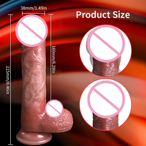 Самые продаваемые силиконовые вибраторы-фаллоимитаторы с подогревом и функцией толчков, силиконовые формы для фаллоимитаторов - Product Image 6