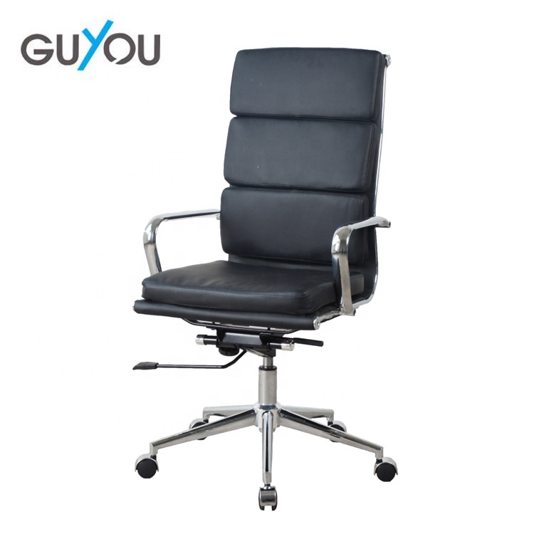 Comfortable height adjustable PU silla meeting office chair high back swivel chair