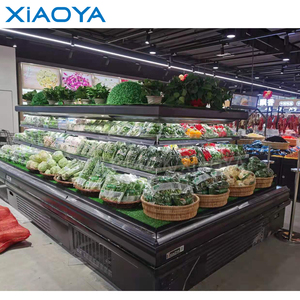 Thương mại LED mở hiển thị Máy làm lạnh tủ lạnh với multideck thiết kế cho siêu thị Showcase tủ lạnh 492l-1477l Công suất - Product Image 2