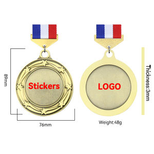 Sport di nuoto gara di Rugby incisa occasione di natale premi all'ingrosso bambini medaglie in metallo d'oro personalizzate - Product Image 5