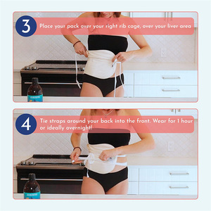 Sachets réutilisables d'huile de ricin en laine douce, packs d'huiles essentielles pour le soin, aides au sommeil, outils de bien-être, kaki, rose, blanc - Product Image 4