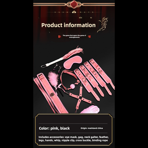 Поставка от производителя, самотовары, наручники, Хлысты для взрослых, набор с кожаными ограничителями, веревка, связывание, Экипировка, секс-игрушки - Product Image 4