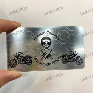 Tarjeta VIP de Metal Grabada en Acero Inoxidable Negro con Acabado Mate UV, Gran Venta - Product Image 1