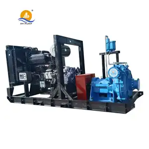 Diesel Engine Driven Horizontal Single Stage Cantilevered Centrifugal Coal Gold Mineral Handling Slurry Pump