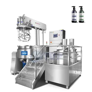 Vacuüm Emulgatie Homogenisator Chemische Machines Apparatuur Crème Productielijn Shampoo Tandpasta Maken Machine