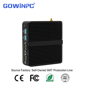 มินิพีซีอุตสาหกรรมไร้พัดลม พร้อม Intel Celeron J4125 J6412 N95 N97 สำหรับป้ายดิจิทัล ใช้พลังงาน 936V DC มีพอร์ต RS232 COM 2 พอร์ต - Product Image 6