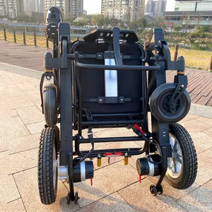 גבוהה באיכות סין כוח חשמלי גלגל כיסא נייד מתקפל קל משקל חשמלי כיסא גלגלים