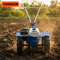 Ykx - Motocultor a Gasolina Personalizado de Gran Potencia con Tracción en las 4 Ruedas, Transmisión Completa, Precio de Fábrica para Venta al por Mayor en Sudamérica
