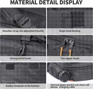 Bolsa de altavoz de muestra gratuita, estuche de viaje de repuesto para caja de fiesta, altavoz portátil, bolsa de mano, mochila - Product Image 5