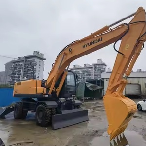 Excavadora de ruedas Hyundai 210W-7 210W-9 21 Ton Construcción de segunda mano Original Corea en stock Oferta especial - Product Image 2