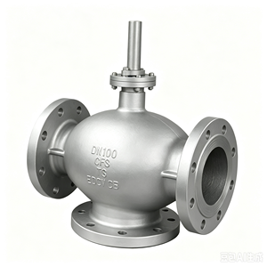 Vanne à soupape à 2 ports régulatrice Nanjing Mingmen MVF461.125B DN125 PN16/25 à brides Kvs 190 avec joint en PTFE + fibre de carbone OEM - Product Image 1