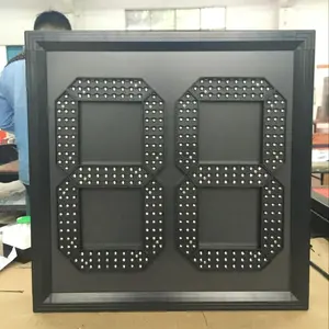 Basketball Indoor Led Digital Screens Led Time Display Board Aluminum Alloy 20inches Indoor red 24 seconds LED Countdown Board