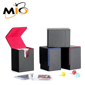 MIO 100 + boîte de rangement de jeu en cuir Pu cartes Pokemone Yugioh le rassemblement cartes à jouer TCG boîte de cartes magiques - Product Image 2