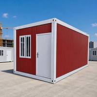 Cabine modulaire préfabriquée en kit à prix d'usine, maisonnette préfabriquée pour usage de bureau avec design moderne