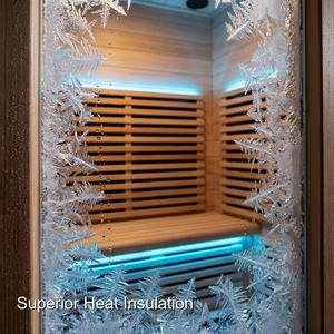 Sauna Prefabbricata Personalizzata con Pannelli Modulari di Facile Montaggio, Stufa Harvia e Apparecchi di Illuminazione Antivapore Inclusi - Product Image 3