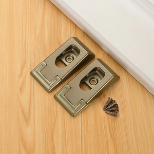 Soporte de Tubo para Ropa de Alta Gama, Elegante y Sencillo, de Aleación de Zinc, Diseño Desmontable, Montaje en Pared, Amortiguador Único, Herraje para Armario - Product Image 4