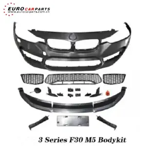 New product F30 M5 style pp material front bumper for bodykit auto car bumper F30 M5
