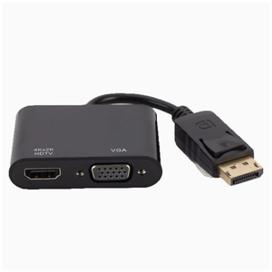 Docking Station HUB 2-in-1 da <span class=keywords><strong>DP</strong></span> a <span class=keywords><strong>HDMI</strong></span> e VGA, Compatibile con PC, Laptop e Interfacce <span class=keywords><strong>DP</strong></span> - Product Image 3
