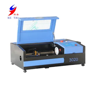 3020 CO2激光雕刻机50W用于邮票/木材/丙烯酸/玻璃