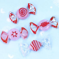 Direkt vom Hersteller: Handgefertigte Lampwork Murano-Glas Süßigkeiten-Ornamente mit Weihnachts- und Halloween-Motiven