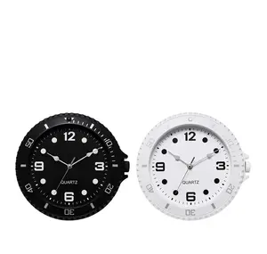 Phong cách cổ nhựa đồng hồ hình dạng đồng hồ với ánh trăng mặt duy nhất kim hiển thị cho trang trí nội thất