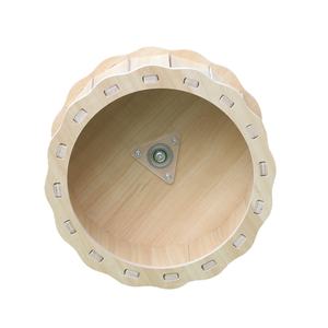 <span class=keywords><strong>Hamster</strong></span> en bois silencieux roue de course ours en peluche <span class=keywords><strong>Hamster</strong></span> tapis roulant exercice petit Animal jouet - Product Image 5