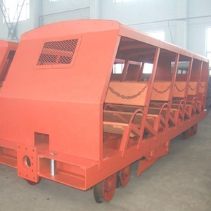 תחבורה 10 אנשים רכבת נוטה עגלת מכרה פחם הכנס-רכבת איש עגלת כריית מכונית אדם מחיר - Product Image 4