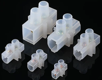 Connecteur de câble de type T et U, bornier de raccordement transparent, pince à vis en laiton, raccord de câble en T, séparateur pour connexion de câbles électriques