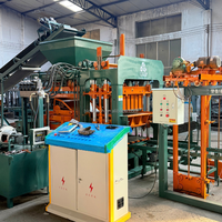 Machine à blocs creux en béton QT4-15, équipement automatique pour la fabrication de briques en ciment pour les entrepreneurs souhaitant créer une usine de blocs rentable