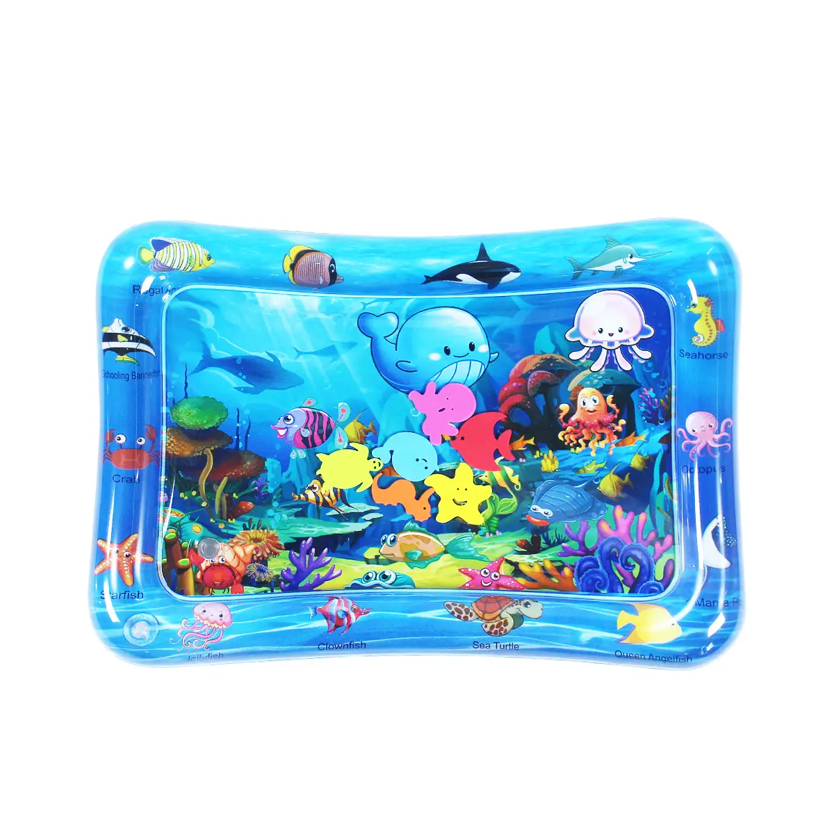 Inflatable baby environmental toys outdoor game inflatable baby water play mat   pad