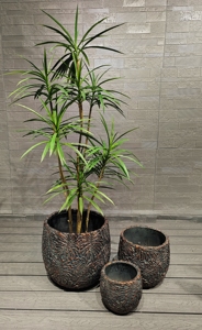 Su misura <span class=keywords><strong>in</strong></span> fibra di <span class=keywords><strong>cemento</strong></span> di forma rotonda di Design per interni/esterni da giardino <span class=keywords><strong>fioriere</strong></span> <span class=keywords><strong>fioriere</strong></span> per l'arredamento di Home Hotel - Product Image 6