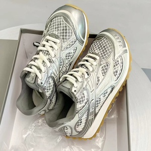 Dropshipping Logo Personalizzato <span class=keywords><strong>Scarpe</strong></span> con Zeppa Chunky Unisex Stile Harajuku Retrò Sneakers Sportive in Mesh per <span class=keywords><strong>Donna</strong></span> - Product Image 3