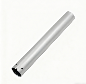 <span class=keywords><strong>Tube</strong></span> en alliage d'aluminium anodisé argenté de Chine avec trous perforés, pliable et soudable, longueur personnalisable - Product Image 2