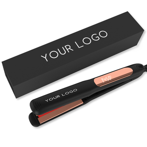 Plancha <span class=keywords><strong>de</strong></span> pelo profesional Pantalla LCD 1 1/4 Placas <span class=keywords><strong>de</strong></span> cerámica con infusión <span class=keywords><strong>de</strong></span> titanio mejoradas personalizadas Fuente eléctrica <span class=keywords><strong>de</strong></span> <span class=keywords><strong>hierro</strong></span> plano - Product Image 1
