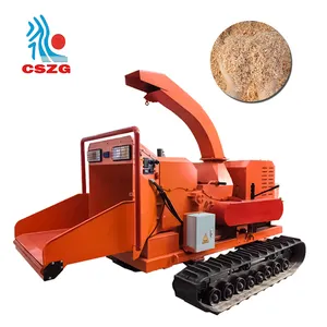 Gỗ chip Crusher pto gốc máy xay gỗ Máy chế biến gỗ điện thoại di động Hammer Mill