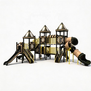 Bulk Wholesale Commercial Outdoor Playsets with <b>Slide</b> Ce En1176 Certified China Direct Factory Supply Engineered Strictly to En - Product Image 4