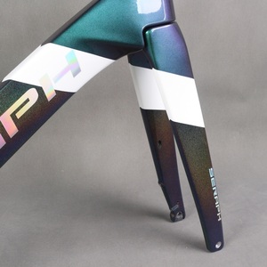 Chameleon <b>Paint</b> Full Hidden Cable T47 Thread Disc Road Bike <b>Frame</b> TT-X38 Available 47/49/52/54/56/58cm Size - Product Image 3