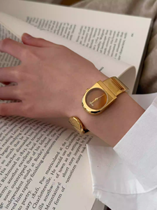 <span class=keywords><strong>Reloj</strong></span> <span class=keywords><strong>de</strong></span> Pulsera <span class=keywords><strong>Dorado</strong></span> para Mujer, Elegante y Exquisito, Esfera <span class=keywords><strong>de</strong></span> 22 mm, <span class=keywords><strong>Reloj</strong></span> <span class=keywords><strong>de</strong></span> Cuarzo para <span class=keywords><strong>Dama</strong></span> - Product Image 2