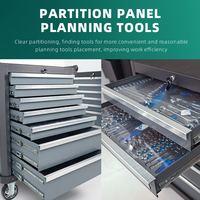 Livraison rapide, 475 pièces, ensembles d'outils, chariot robuste, armoire à outils pour garage, pour le rangement et la réparation en atelier