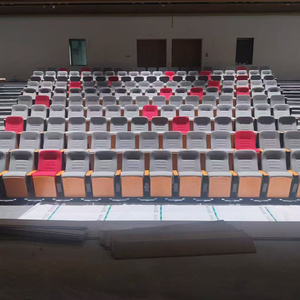 Pied indépendant avec chaises d'auditorium ventilé école théâtre studio salle de musique chaises de rangée chaises d'église - Product Image 2