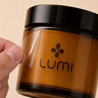 Autocollants de transfert cosmétiques personnalisés avec votre propre logo, décalcomanie de transfert pour pot de crème, bouteille, tube, emballage de produits de beauté et de soins de la peau