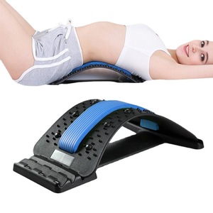 Pijat <span class=keywords><strong>Chiropractic</strong></span> traksi pinggang, untuk perenggang nyeri punggung bawah perangkat peregangan dapat disesuaikan - Product Image 1