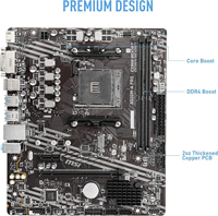 MSI A520M-A PRO DDR4 RAM AM4 Desktop Gaming MATX 64GB Motherboard dengan AMD Ryzen R5 5500 CPU Combo