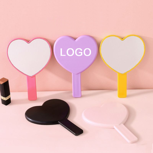 Gương cầm tay mini cổ điển hình trái tim, in logo tùy chỉnh, giá sỉ - Product Image 5