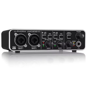 <span class=keywords><strong>Carte</strong></span> <span class=keywords><strong>Son</strong></span> Externe USB Haut de Gamme <span class=keywords><strong>Behringer</strong></span> UMC202HD pour Streaming Live Professionnel, Enregistrement sur Ordinateur et Guitare pour Téléphone - Product Image 4