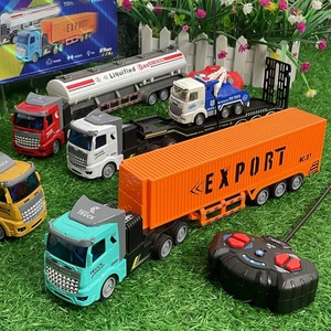 Camión DZX Rc D19, vehículo de transporte con iluminación por control remoto eléctrico, juguete para niños de 4 a 6 años - Product Image 3